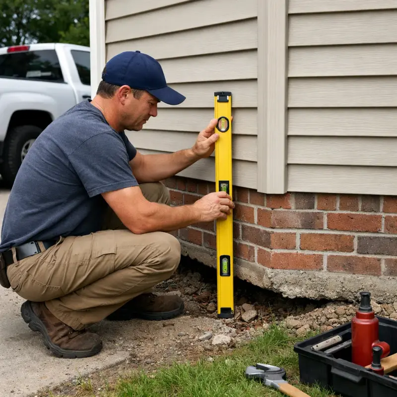 Foundation Settling Repair Columbia